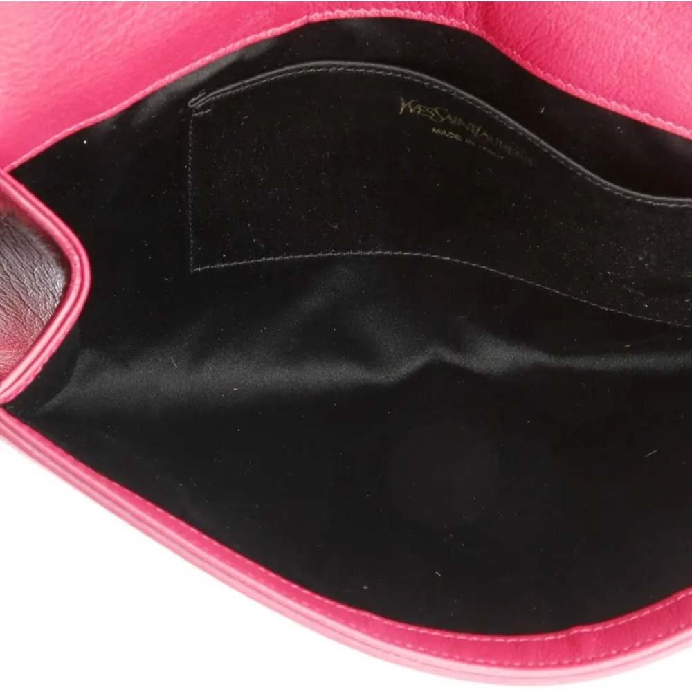 Yves Saint Laurent Leather Clutch Bag - Picture 2 of 9